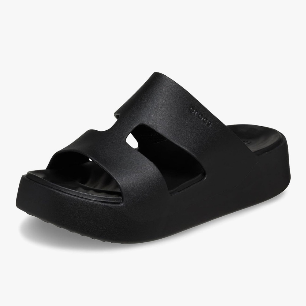 CROCS Women's Black Platform Sandals
